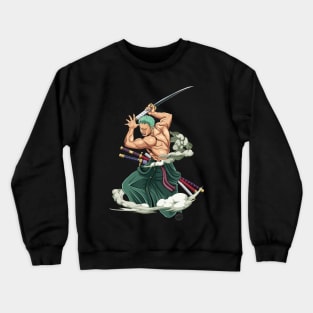 Zoro one piece anime Crewneck Sweatshirt